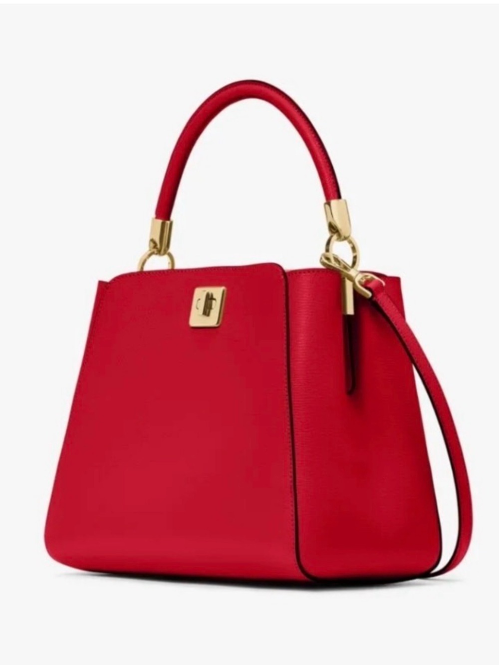 Kate Spade Phoebe Medium Top Handle Satchel-Perfect Cherry - Picture 5 of 16